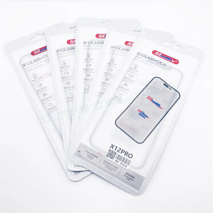 Musttby 5PCS Front Outer Glass + OCA for iPhone — 1:1 Original Touch Screen Repair for iPhone 11/12/13/14 Pro & X/XS Max