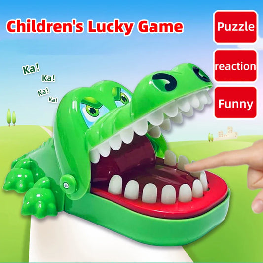 Crocodile Teeth Toy – Children's Finger Reaction Training, Lucky Game, Novelty Trick & Decompression Toy