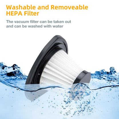Wireless Handheld Vacuum Cleaner – Powerful Cyclone Suction, Rechargeable Quick-Charge for Car, Home & Pet Hair