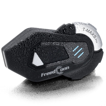 FreedConn Motorcycle Helmet Headset Intercom - Bluetooth Music, FM, Waterproof Moto Helmet Earphones & Intercom System