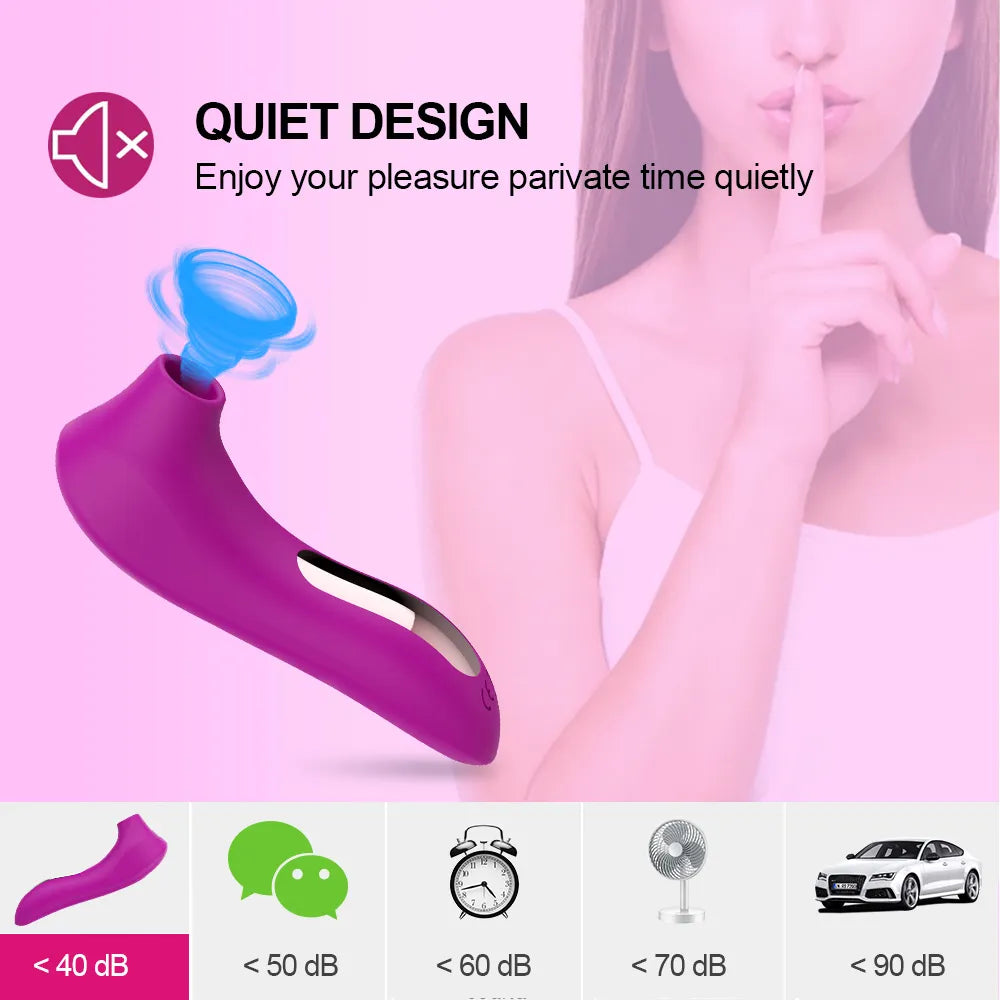 Adult Supplies Sucker Clitoris Sucking Vibrator - Female Clit Oral Stimulator - Nipple Vagina Sex Toy for Women Masturbator