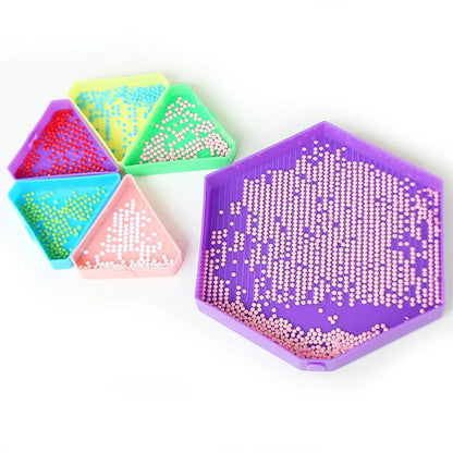 Removable 6 Slot Diamond Painting Storage Containers – Large Trays & Accessories