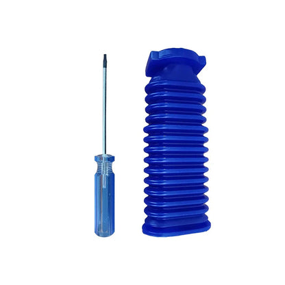 Replacement Lower Duct Hose for Dyson V7 V8 V10 V11 | Flexible Soft Roller Blue Rubber Tube