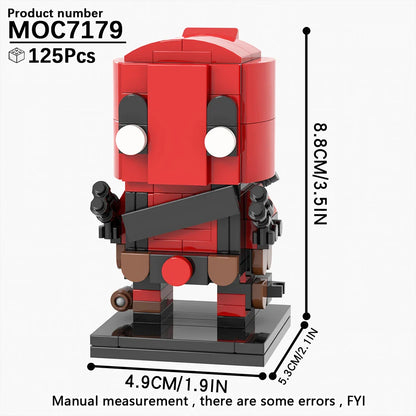 MOOXI Movie Series MOC BrickHeadz Building Blocks Set – DIY Educational Toy for Kids