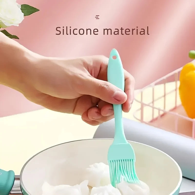 Food Grade Silicone Oil Brush Set (1/3PCS) – BBQ & Kitchen Sauce Brush for Baking, Pancakes & Barbecue Cooking Tools