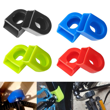 Bicycle Silicone Crank Cover Protector – Pedal Crankset Sleeve, Protective Case for Mountain & Road Bikes, MTB Accessories