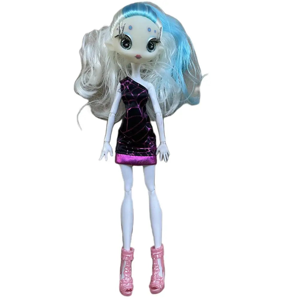 New Una Monster Dolls – Draculaura, Wolf, Frankie Stein with Movable Body & Colorful Hair for Girls
