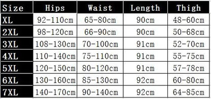 2023 Women's Bamboo Fiber High Elastic Slim Leggings – Plus Size 2XL-7XL, Spring & Summer Fashion