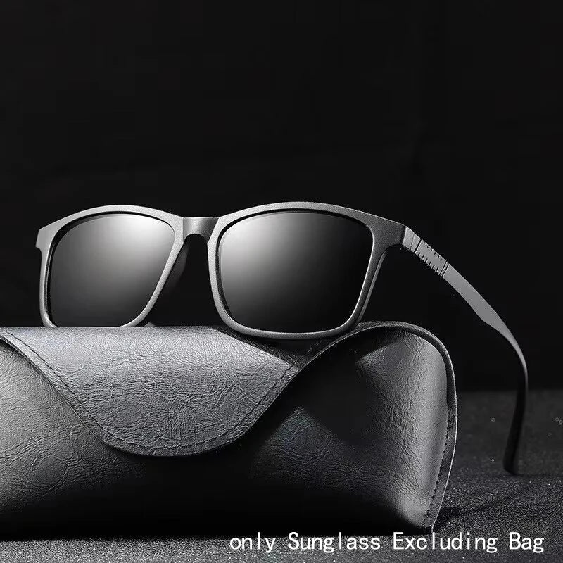 2024 New Men’s Business Polarized Square Frame Sunglasses – Fashion Outdoor Fishing & Driving Eyewear