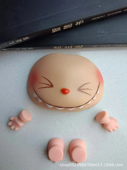 Hot Sell Labubu Plush Doll Accessories – PVC Face Changing Parts, Hands & Feet Replacement DIY Gifts