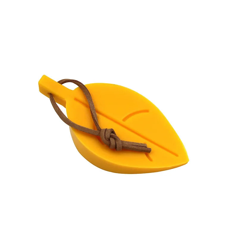 Silicone Leaf Doorstop — Child-Safe Home Protector, Creative Wedge Door Stopper for Baby Safety & Home Decor