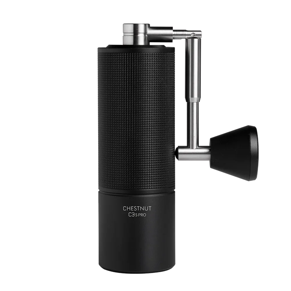 TIMEMORE Chestnut C3S PRO Manual Coffee Grinder — 25g Hand Grinder with Adjustable Steel Burr & Cleaning Brush