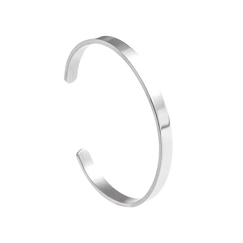 Retro Tibetan Six-Character Mantra Bracelet — Silver Plated Lotus Cuff for Men