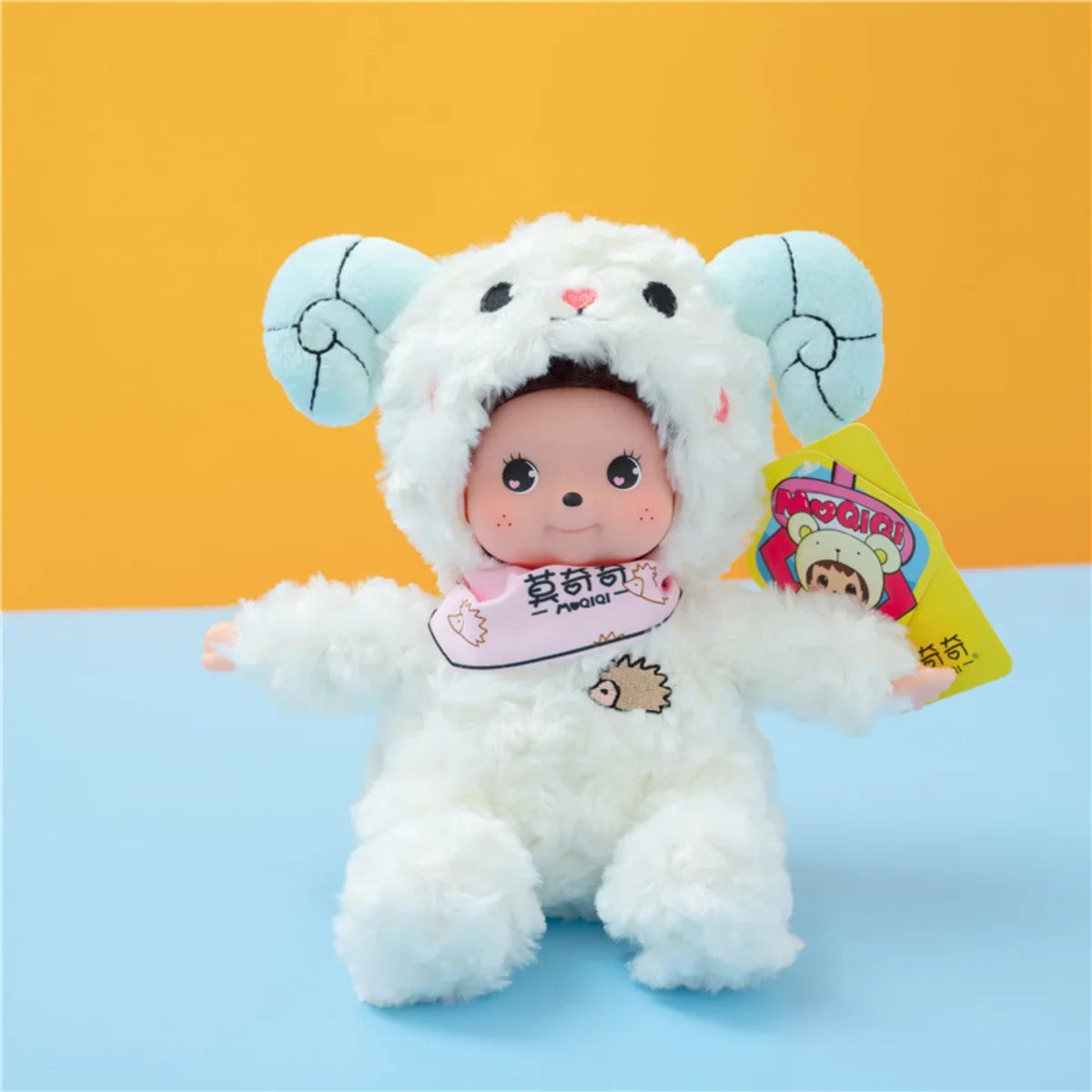 18cm Mochich Vinyl Plush Toy – Transformable Dolphin, Aries Bear & Crab with Removable Hat, Cute Gift for Kids & Lovers