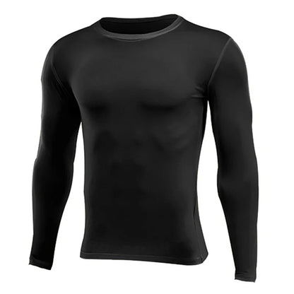 Unisex Compression Long Sleeve Base T-Shirt – Sports Fitness Top for Men, Women & Kids (Running, Gym, Basketball, Football)