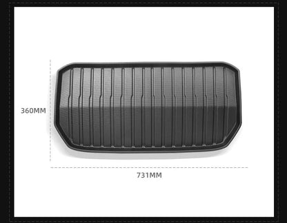 Tesla Model 3/Y Front & Rear Trunk Mats – Upgrade TPE Protective Cargo Liner & Storage Box Floor Pads