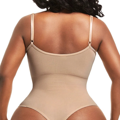 Women's Shapewear Bodysuit - Tummy Control Thong Body Shaper with Butt Lifter Compression Slimming Fit