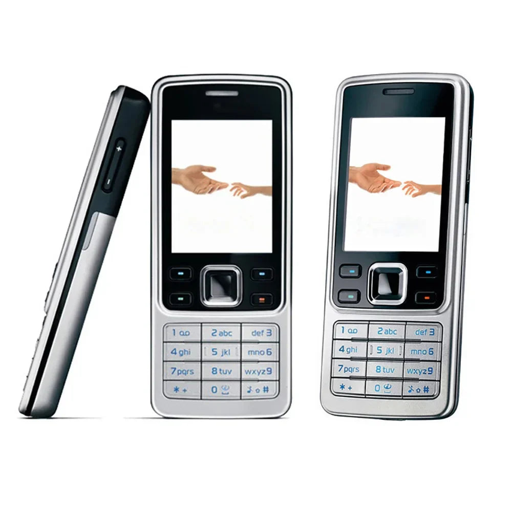 Original Nokia 6300 GSM 2G Mobile Phone – Bluetooth, Multi-Language Keyboard (Russian, Arabic, Hebrew, English), 2007 Used Cellphone