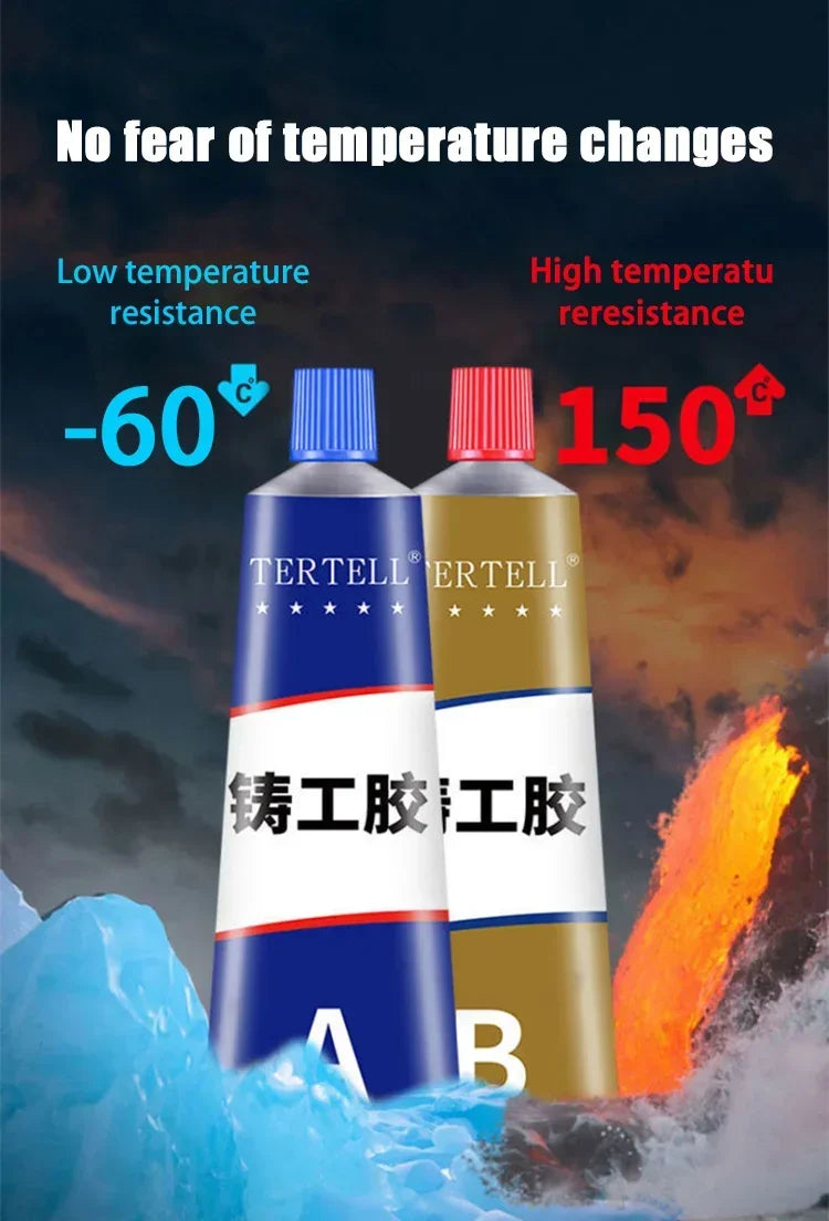 AB Type Super Strong Glue – Waterproof Metal Repair & Sealant for Casting, Welding, and Roof Waterproofing
