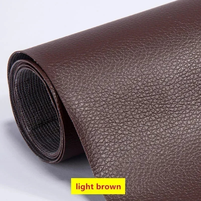 300x50cm Black Self-Adhesive Leather Upholstery Patch – Car Seat, Sofa & Chair Repair Sticker for Holes
