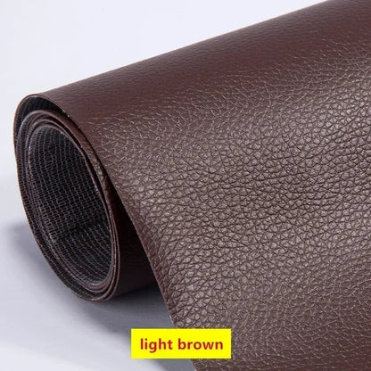 300x50cm Black Self-Adhesive Leather Upholstery Patch – Car Seat, Sofa & Chair Repair Sticker for Holes
