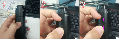 4K 48MP HDMI USB Industrial Microscope Camera – 1-130X/150X/180X Zoom C Lens for Soldering & Repair