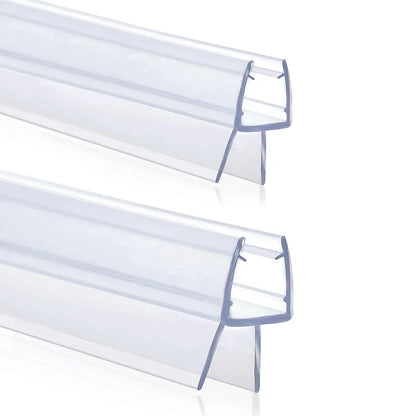 Shower Door Bottom Seal Strip – 4-6mm Frameless Glass Bathroom Door Sweep 50cm 2pcs