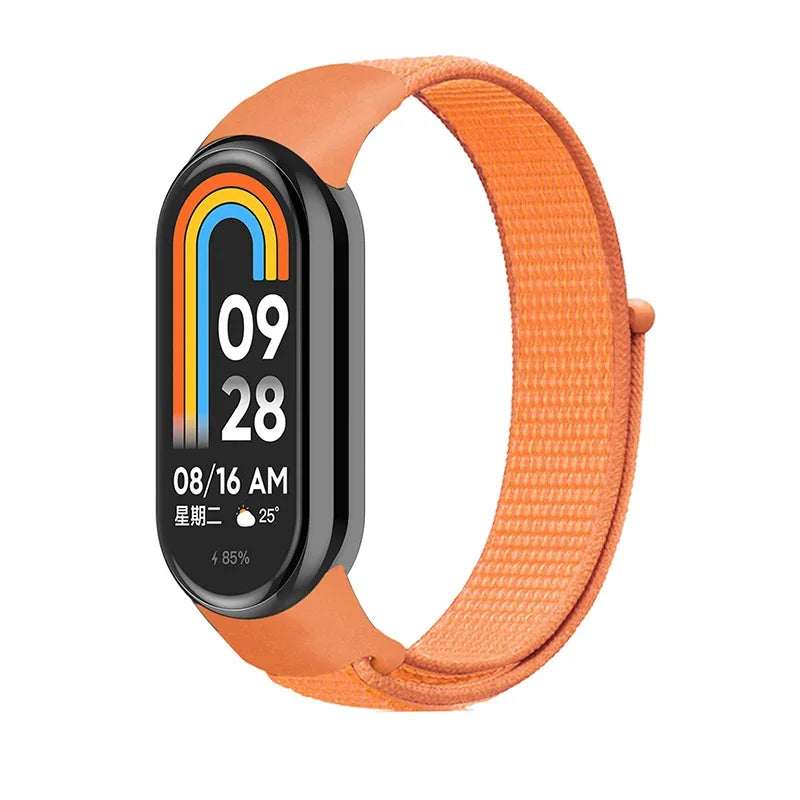 Sport Nylon Loop Strap for Xiaomi Mi Band 9 8 NFC – Replacement Wristband for Mi Band 7 6 5 4 3