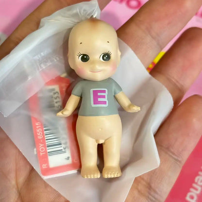 Sonny Angel Mini Figure – Letter Series Alphabet Keychain, No Box or Bag