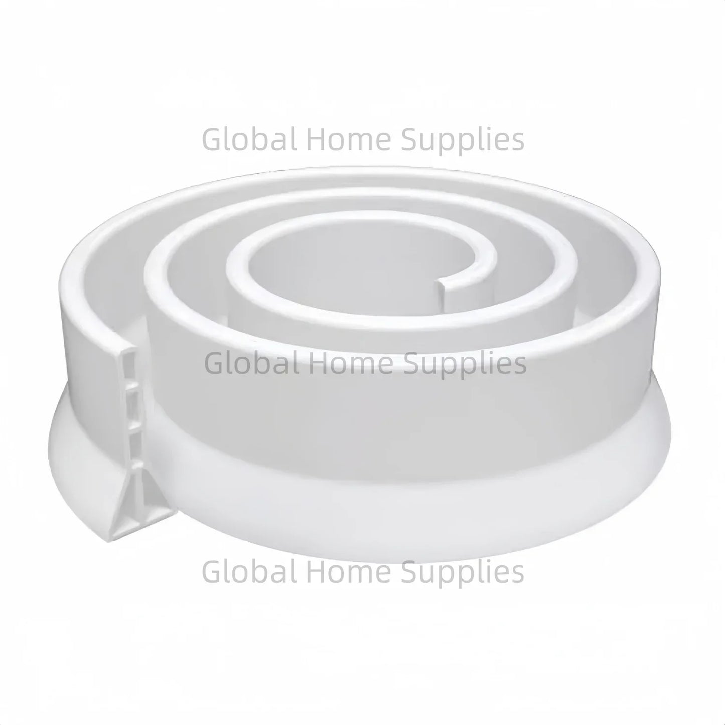 Upgraded 4” / 10cm Collapsible Shower Threshold Water Dam – Bathroom Barrier for Dry & Wet Separation