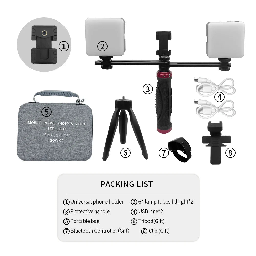 Dental Mobile Photography LED Light – Bluetooth Intraoral Flashlight for Dentist Treatment & Video/Photo Equipment