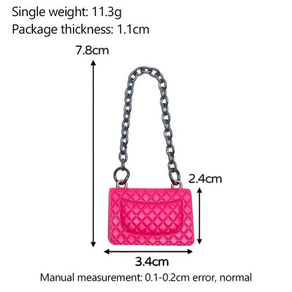 1:12 Dollhouse Miniature Shoulder & Crossbody Bags – Decorative Toy Accessories for Dollhouse Collectors