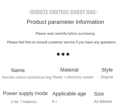 RC Robot Mechanical Dog Toy – DIY Assembly Remote Control Science Kit for Kids, Educational Electric Toy Gift for Boys
