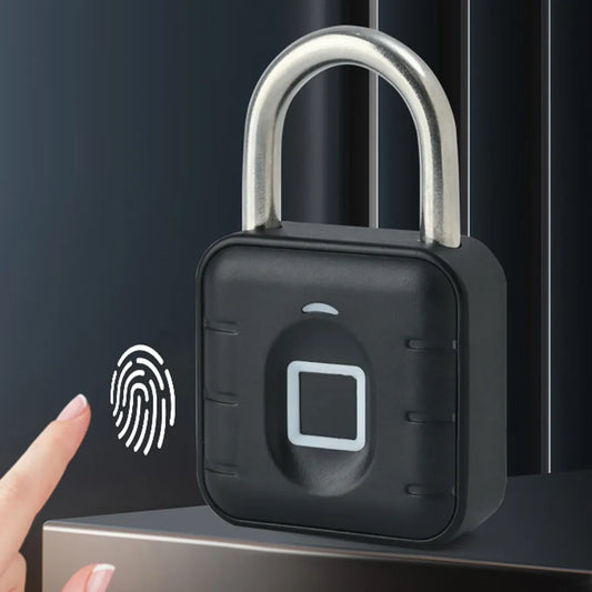 Smart Biometric Fingerprint Door Lock - Keyless Anti-Theft Padlock for Quick Unlock and Home Security
