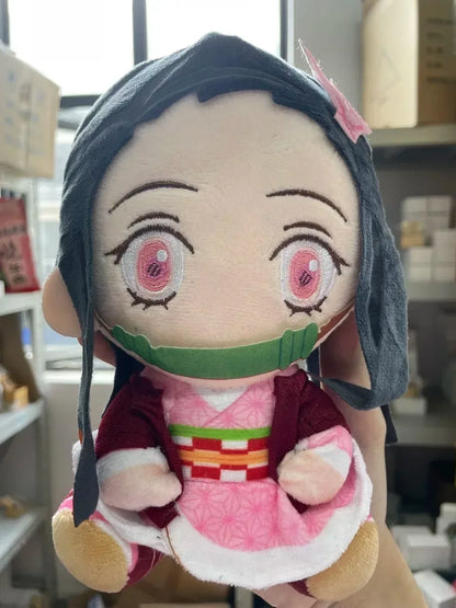 20cm Demon Slayer Plush Dolls — Kamado Tanjirou, Nezuko, Zenitsu & Kyoujurou Anime Toys | Kids Gifts from Kimetsu No Yaiba