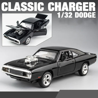 1:32 Challenger 1970 Classic Alloy Car Model – Diecast Toy Vehicle for Kids & Collector Decoration