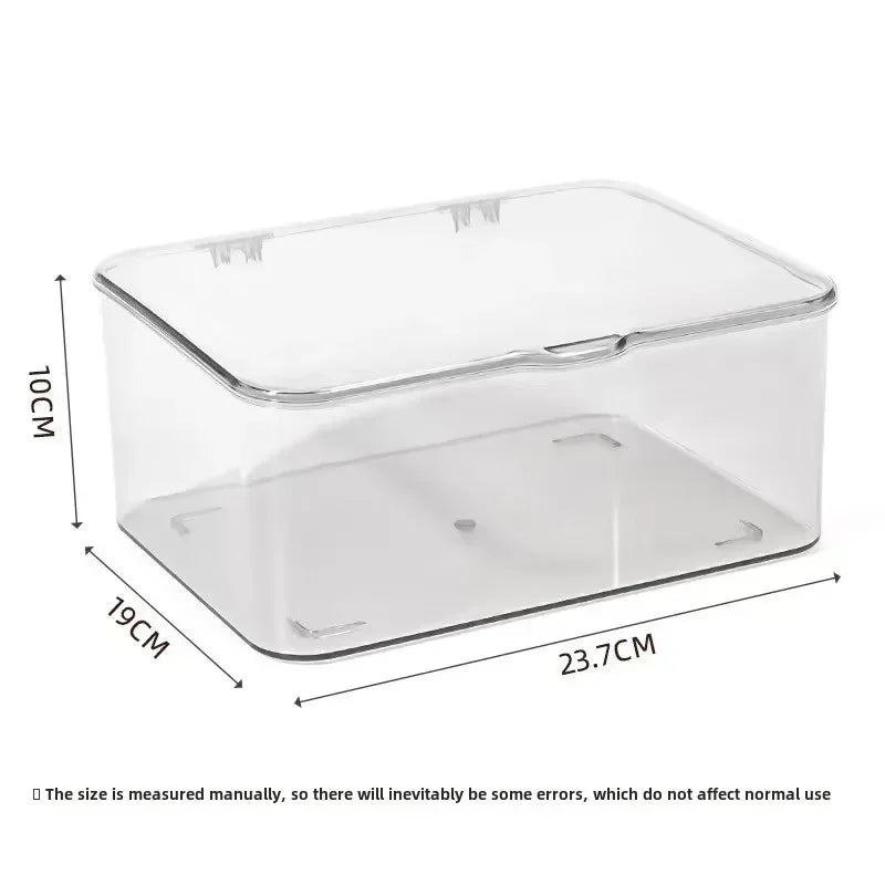 Acrylic Clear Storage Organizer Box – Clamshell Design for Home & Office Essentials