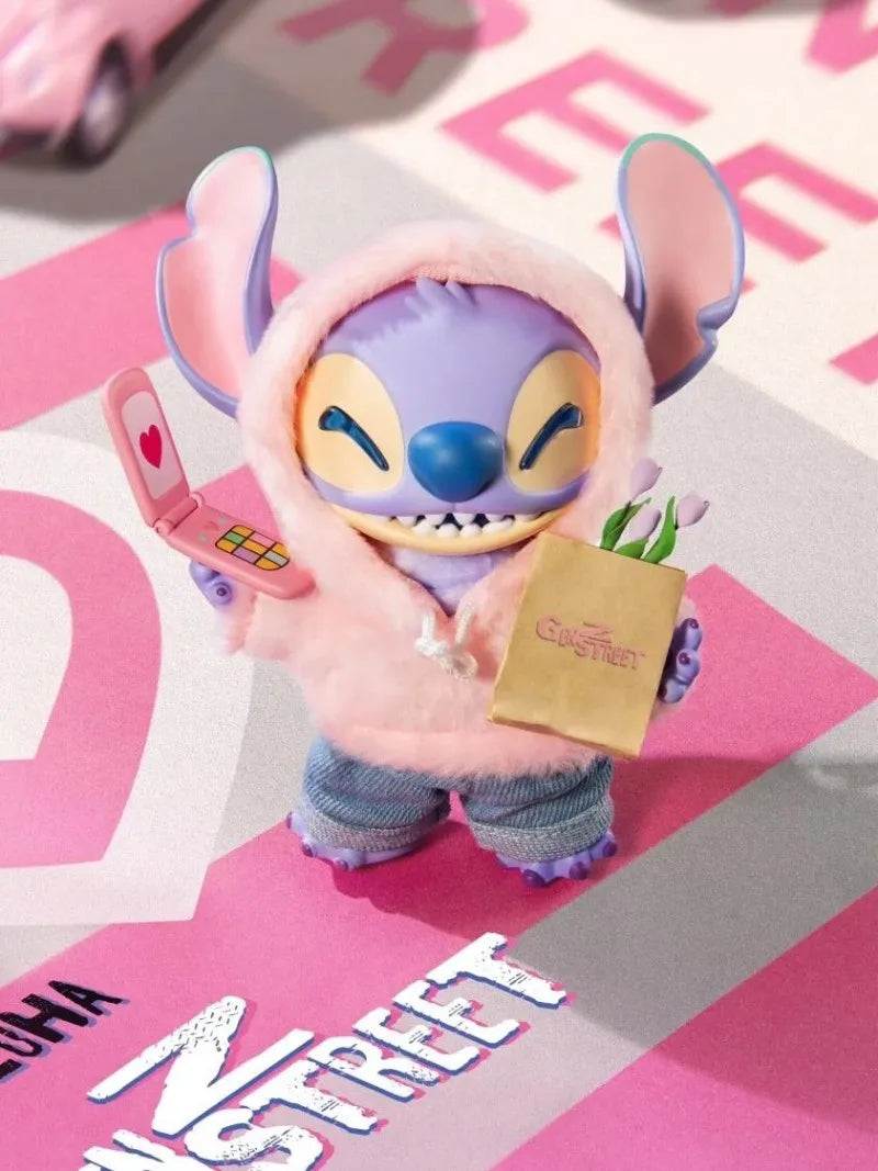 Miniso Disney Stitch Gen Z Street Series Blind Box – Vinyl Figure Pendant & Bag Charm Gift