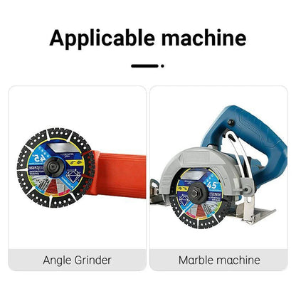 Multi-Material Cutting Blades - Angle Grinder Saw Blades for Metal, Tile, Stone, Plastic, Marble & Alloy Cutting