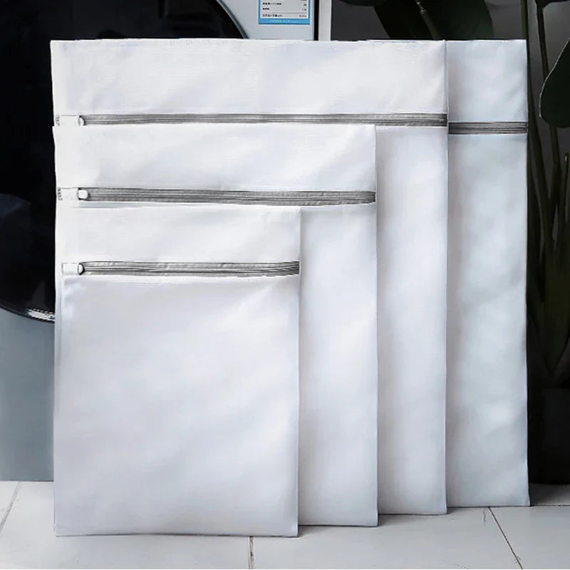 Mesh Laundry Bags Set – 4PCS/1PC Coarse Net Wash Bags for Washing Machines, Bra & Clothing Protector
