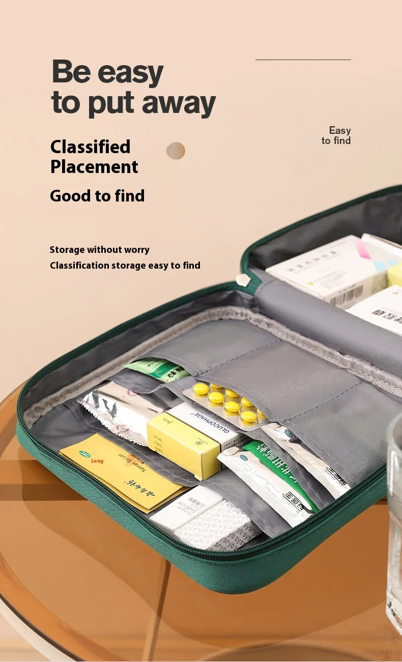 Portable Medicine Box – Compact Pill Organizer for Travel & Daily Use