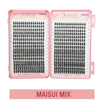 32 Rows Individual Eyelash Extensions – Professional Cluster Lashes for Grafting, Large Capacity by Flowerknow