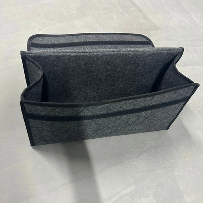 Anti-Slip Compartment Boot Storage Organizer – Soft Felt Car Trunk Organizer & Tool Storage Box, Car Accessories
