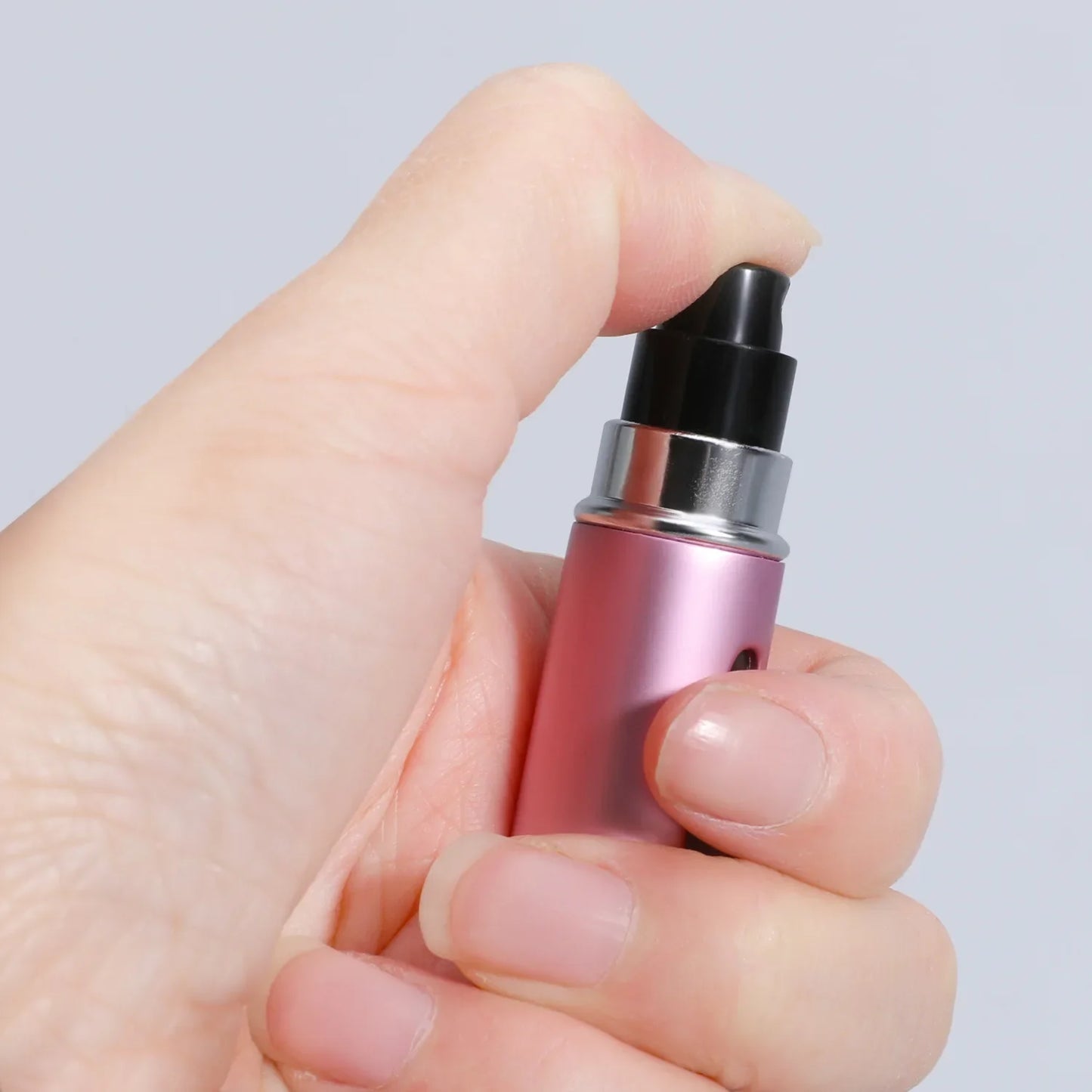Refillable Mini Perfume Bottle: Portable 5ml & 8ml Cosmetic Atomizer Spray Container for Travel - Convenient Spray Bottle