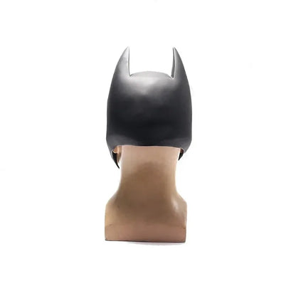 Batman Latex Cosplay Mask — Adult Halloween, Party & Masquerade Headgear for Men, Anime Costume Prop