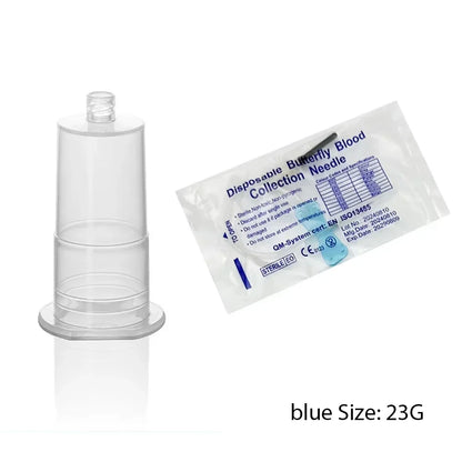 50pcs Disposable Butterfly Blood Collection Needles — Double-Wing Type for Pets, Cats & Dogs, Veterinary Blood Sampling