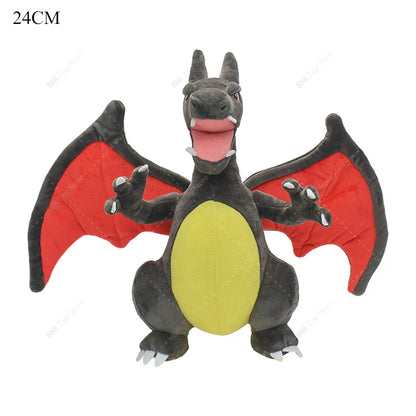 Anime Shiny Pokémon Plush Toys — Charizard, Mega Evolution X, Articuno & Lucario Stuffed Dolls Christmas Gift for Kids