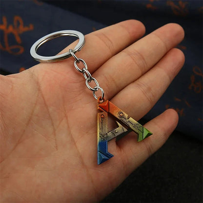 ARK Survival Evolved Logo A Metal Keychain – Game Inspired Alloy Keyring Pendant for Men & Women Car Bag Key Holder Gift