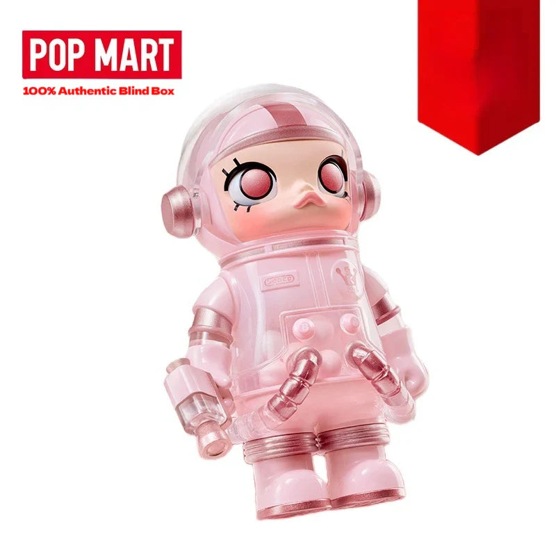 Popmart Mega Space Molly 100% Anniversary Series — 4th Gen Blind Box Collectible Action Figure Toy, Mystery Gift Model
