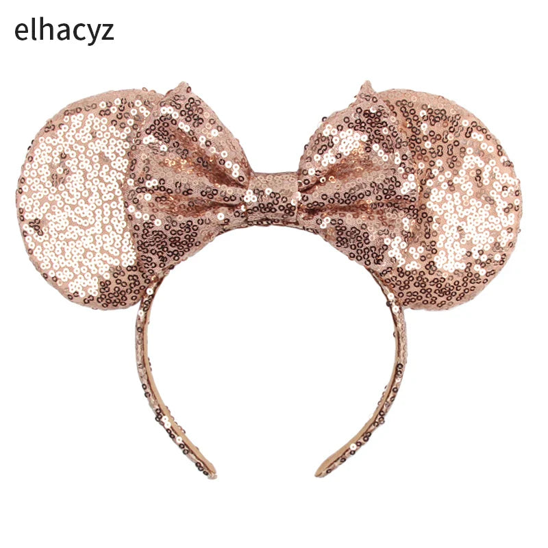 Big Classic Polka Dot Bow Minnie Mouse Ears Headband – Festival & Party Hairband for Women & Girls, Disney Trip Accessories